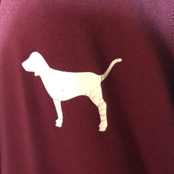 Pink Victoria’s Secret ultimate neon sweatshirt size small orange and ma… - Picture 3 of 8